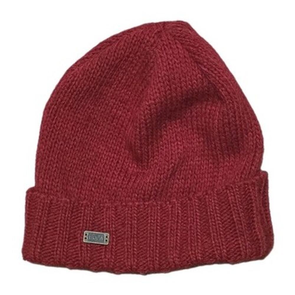 Bula Red Wool Blend Winter Beanie Hat Outdoors